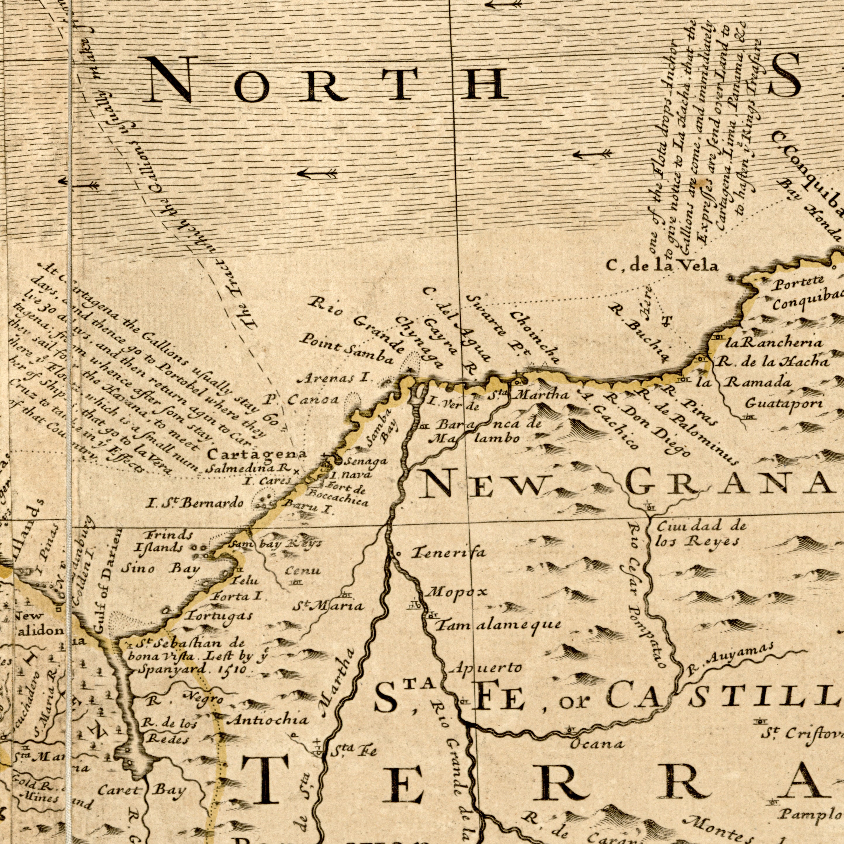 A Map of the West-Indies, Herman Moll, 1715 — Fine Art Giclée Print, White Border